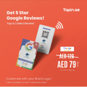 Google Review Card NFC + QR (Customizable with logo)